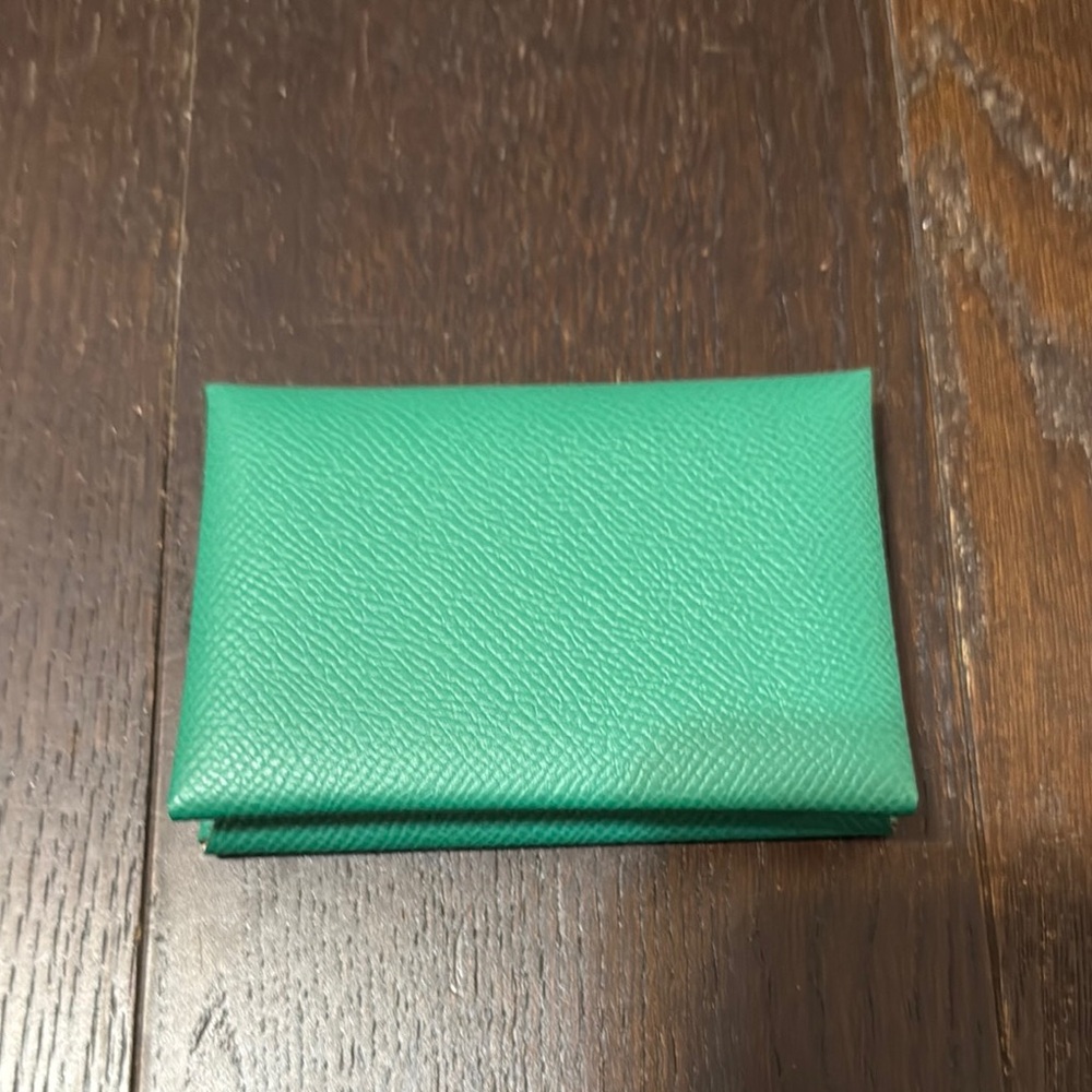 Hermes Calvi Duo Compact Card Holder